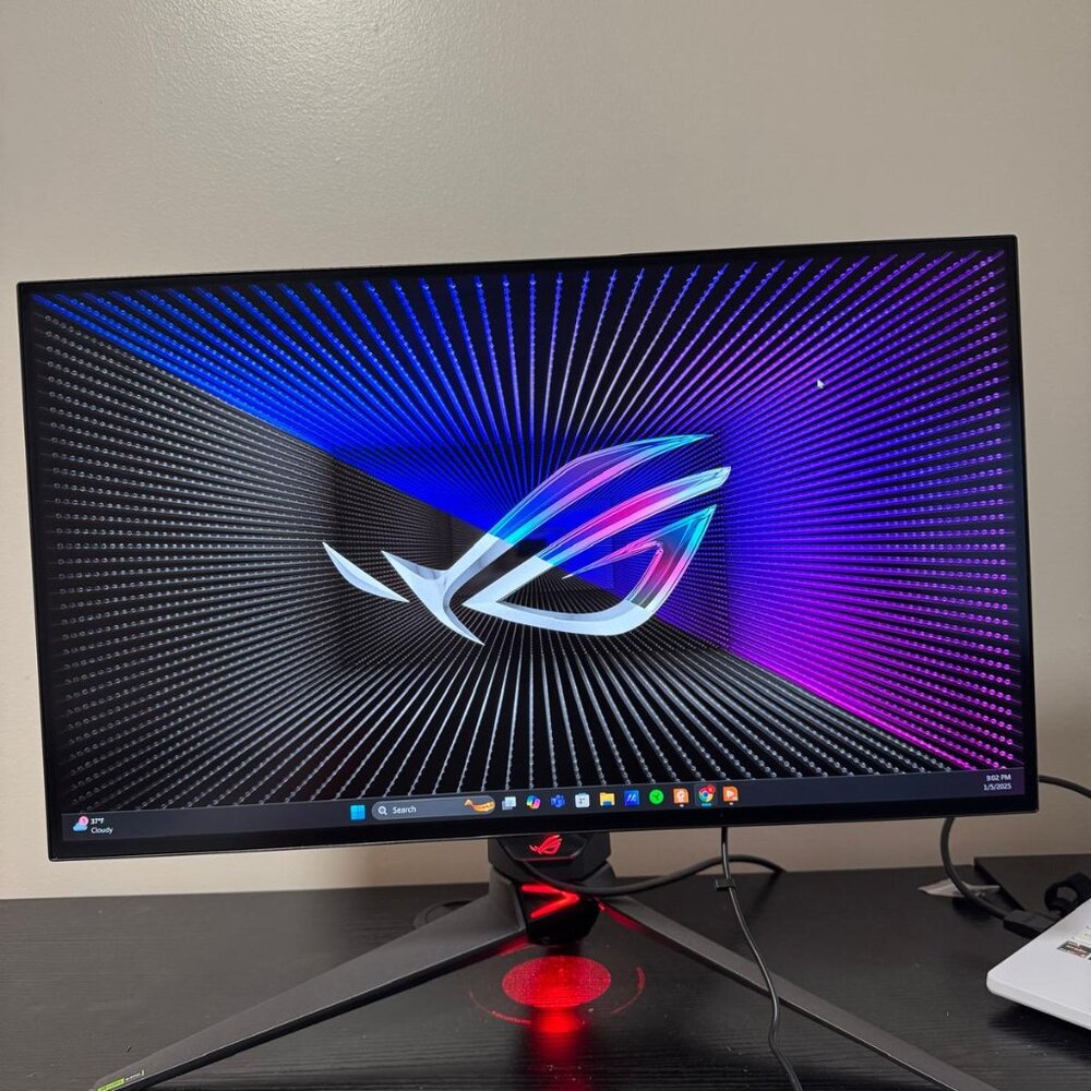 ASUS ROG Swift 27”1440P OLED DSC Gaming Monitor (PG27AQDM) Anti-Glare Black